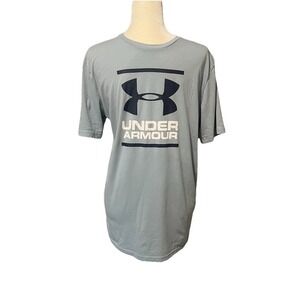 Under‎ Armour Loose Fit Light Blue Short Sleeve T Shirt Mens Size Medium